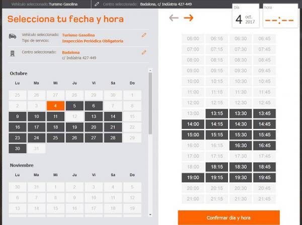 como pedir cita previa online para la itv en applus 6088 paso 4 600 | Frotas Turbo