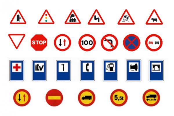 O que são os sinais de trânsito em Espanha